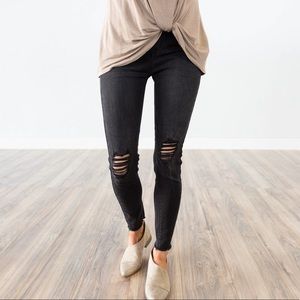 Manhattan Black Denim by Shop Stevie